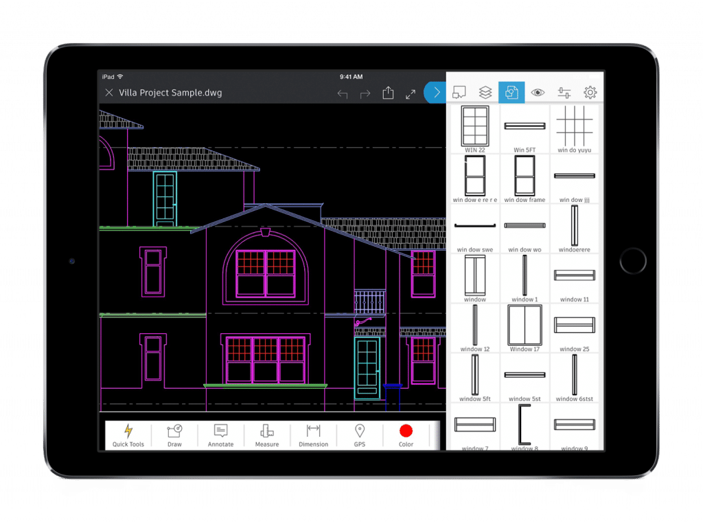 AutoCAD Mobile APp