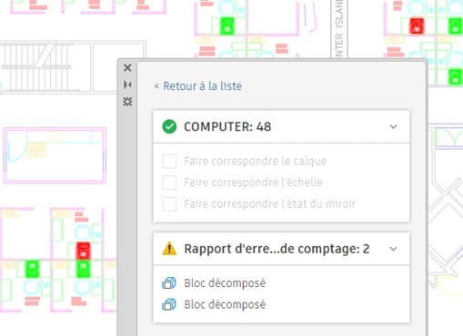 rapport d'erreurs