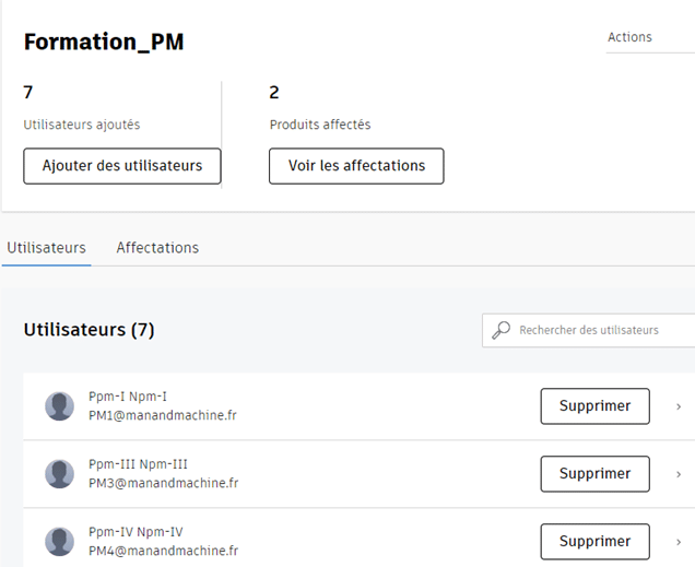 Autodesk Account : Création des groupes