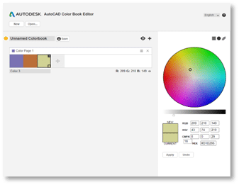 Color Books editor
